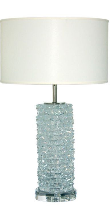  Rostrato Clear Crystal Murano Lamp 