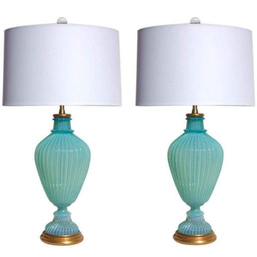 Marbro Lamp Company - Murano Lamps of Tiffany Box Blue 