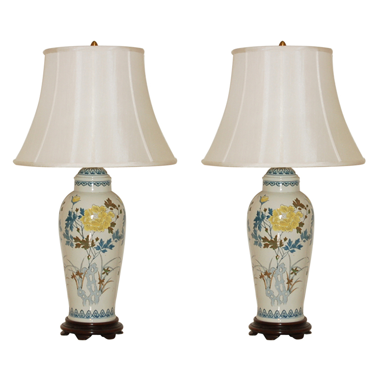 The Marbro Lamp Company - Pair of Vintage Porcelain Lamps