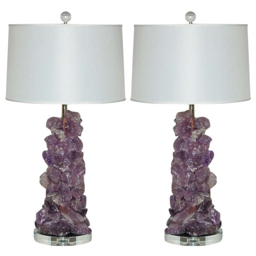 ROCK CANDY Quartz Lamps in LAVENDER 