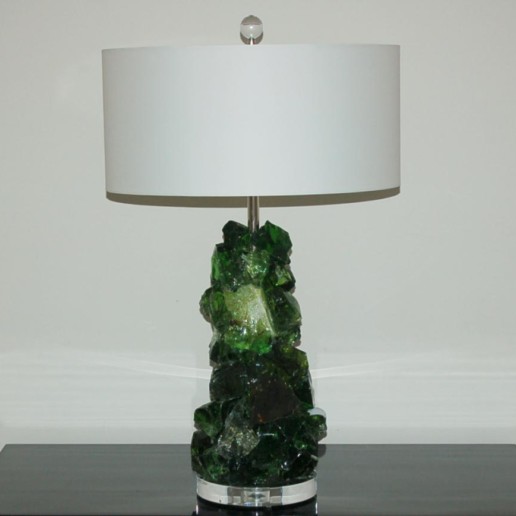 ROCK CANDY Lamps in EMERALD SAGE