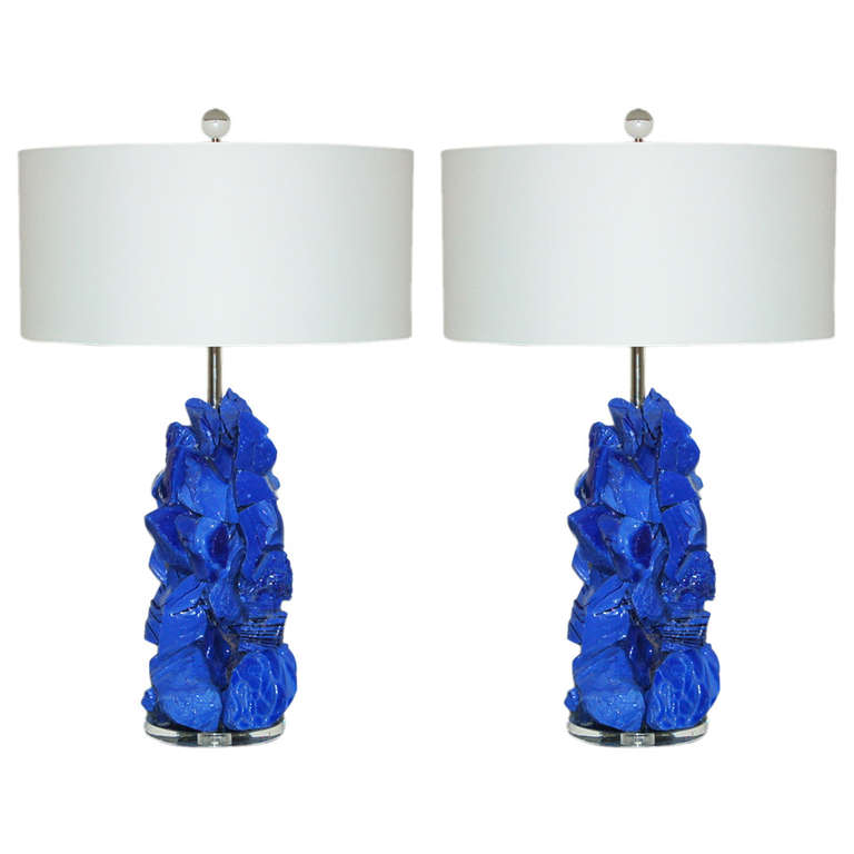 ROCK CANDY Lamps in PERIWINKLE