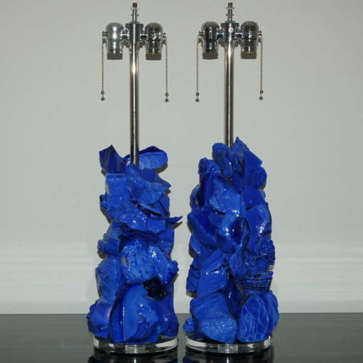 ROCK CANDY Lamps in PERIWINKLE