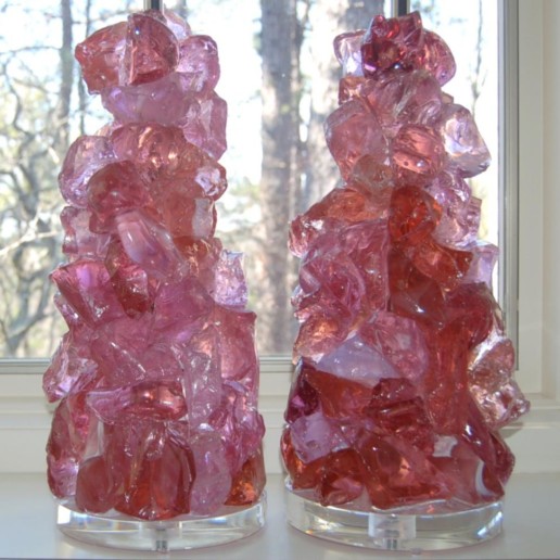 ROCK CANDY Lamps in ORCHID ROSE