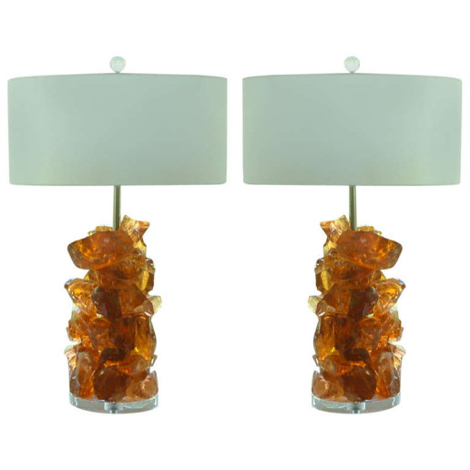 ROCK CANDY Lamps in PEACH CARAMEL