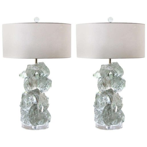 ROCK CANDY Lamps in ARCTIC ICE
