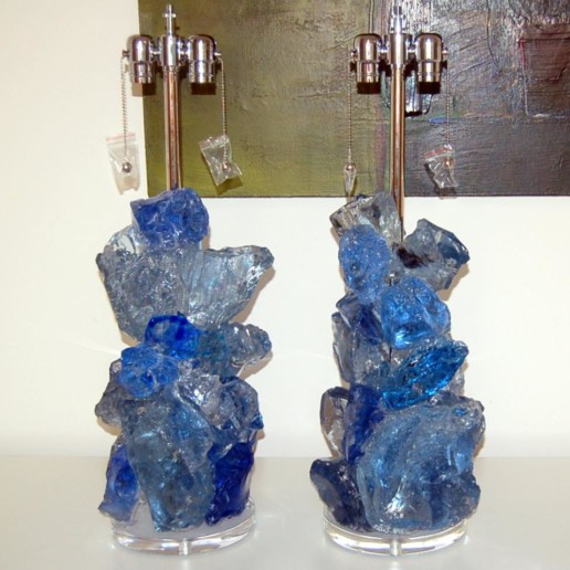ROCK CANDY Lamps in BLUE CRYSTAL