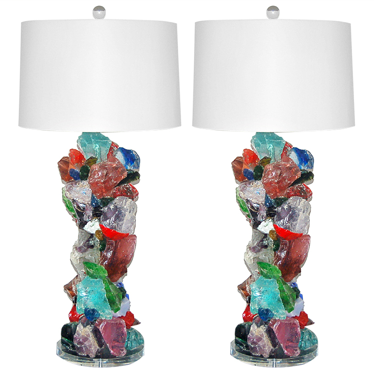 Rock Candy Lamps in JELLY BEAN BOWL