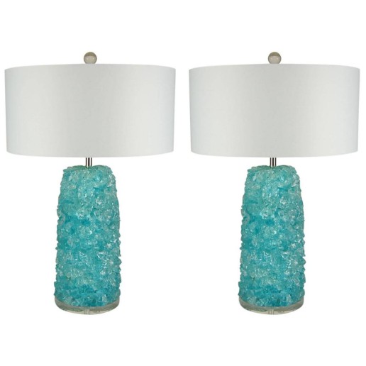 Rock Candy Lamps in AQUA ICE