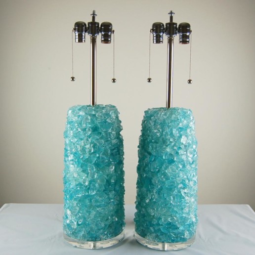 Rock Candy Lamps in AQUA ICE