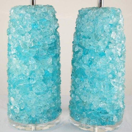 Rock Candy Lamps in AQUA ICE