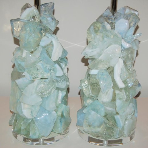 ROCK CANDY Lamps in HONEY OPALINE