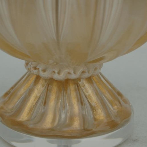 Murano Champagne Wedding Cake Vintage Murano Lamps