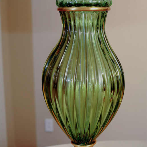 Marbro Lamp Company - Murano Lamps of Emerald Green