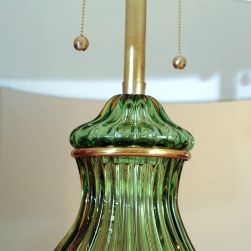 Marbro Lamp Company - Murano Lamps of Emerald Green