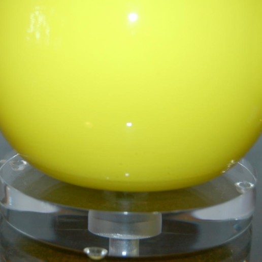 Extremely Rare Canary Yellow Vintage Murano Lamps