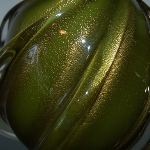 Marbro Lamp Company - Murano Lamps of Avocado Green