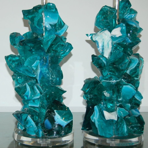 ROCK CANDY Lamps in ICED TEAL