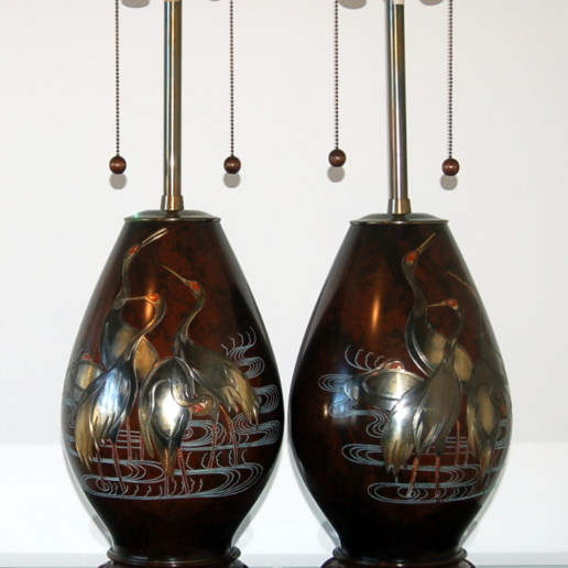 The Marbro Lamp Company - Japanese Mixed Metal Lamps