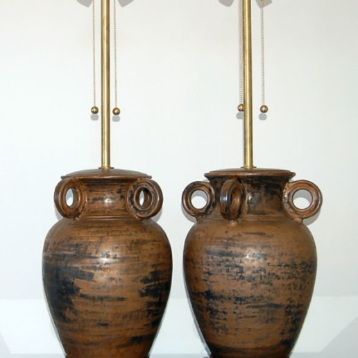 The Marbro Lamp Company - Monumental Vintage Pottery Lamps