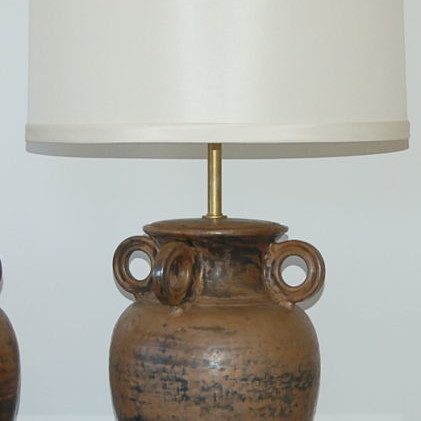 The Marbro Lamp Company - Monumental Vintage Pottery Lamps