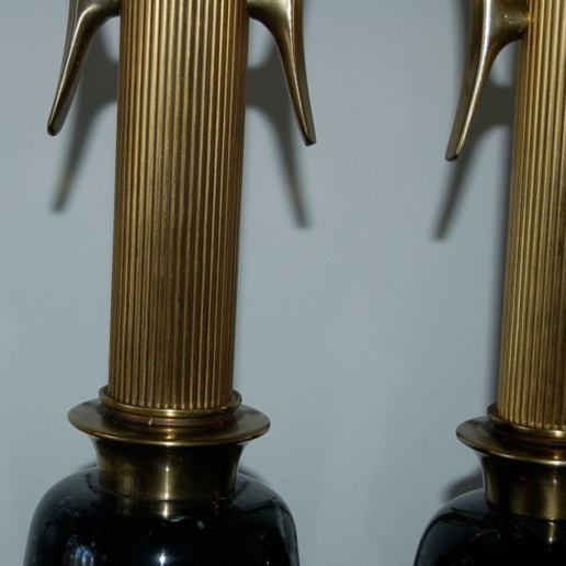 Massive Hollywood Regency Table Lamps