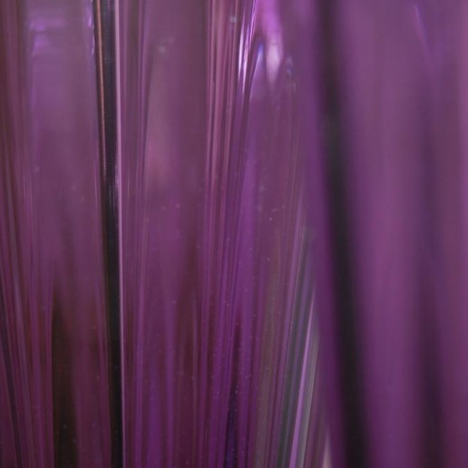 Hand Blown Pair of Glass Lamps by Joe Cariati in Violet